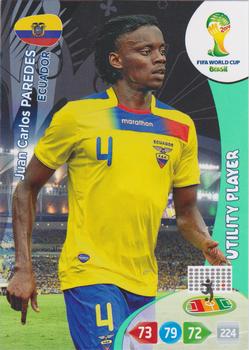 2014 Panini Adrenalyn XL FIFA World Cup Brazil #NNO Juan Carlos Paredes Front