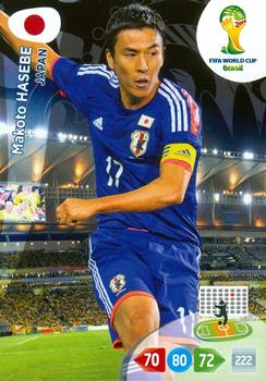 2014 Panini Adrenalyn XL FIFA World Cup Brazil #NNO Makoto Hasebe Front