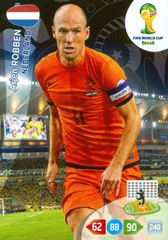 2014 Panini Adrenalyn XL FIFA World Cup Brazil #NNO Arjen Robben Front