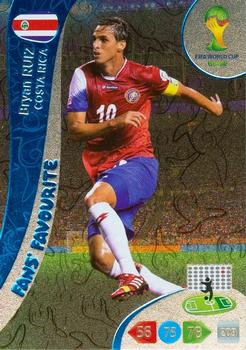 2014 Panini Adrenalyn XL FIFA World Cup Brazil #NNO Bryan Ruiz Front