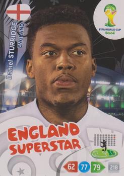 2014 Panini Adrenalyn XL FIFA World Cup Brazil #NNO Daniel Sturridge Front