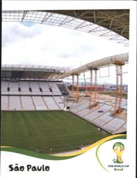2014 Panini FIFA World Cup Brazil Stickers #31 Arena Corinthians Front