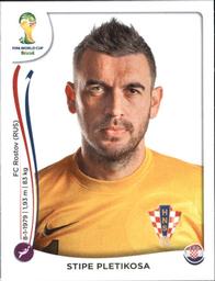 2014 Panini FIFA World Cup Brazil Stickers #53 Stipe Pletikosa Front