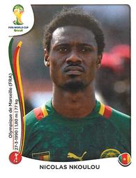 2014 Panini FIFA World Cup Brazil Stickers #93 Nicolas Nkoulou Front