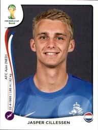 2014 Panini FIFA World Cup Brazil Stickers #129 Jasper Cillessen Front