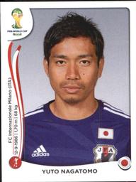 2014 Panini FIFA World Cup Brazil Stickers #247 Yuto Nagatomo Front