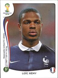 2014 Panini FIFA World Cup Brazil Stickers #390 Loic Remy Front