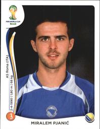 2014 Panini FIFA World Cup Brazil Stickers #444 Miralem Pjanic Front