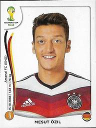 2014 Panini FIFA World Cup Brazil Stickers #499 Mesut Ozil Front