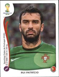 2014 Panini FIFA World Cup Brazil Stickers #509 Rui Patricio Front