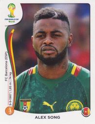 2014 Panini FIFA World Cup Brazil Stickers #99 Alex Song Front