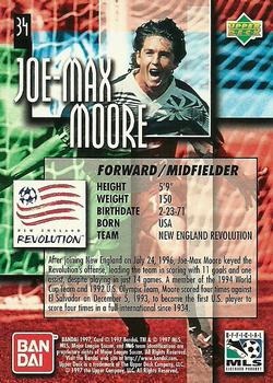1997 Upper Deck MLS #34 Joe-Max Moore Back