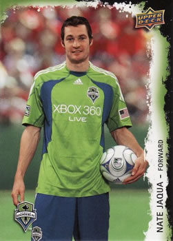 2009 Upper Deck MLS #146 Nate Jaqua Front