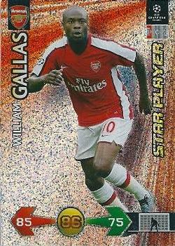 2009-10 Panini UEFA Champions League Super Strikes #NNO William Gallas Front