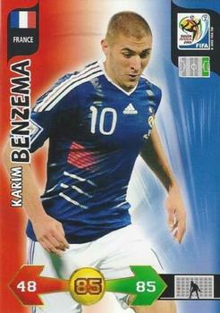 2010 Panini Adrenalyn XL World Cup (UK Edition) #160 Karim Benzema Front