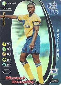 2001 Wizards Football Champions Premier League #65 Marcel Desailly Front