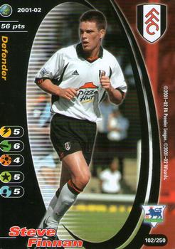 2001 Wizards Football Champions Premier League #102 Steve Finnan Front