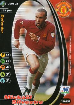2001 Wizards Football Champions Premier League #167 Mickael Silvestre Front