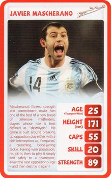 2010 Top Trumps Tournament Keepers & Defenders #NNO Javier Mascherano Front