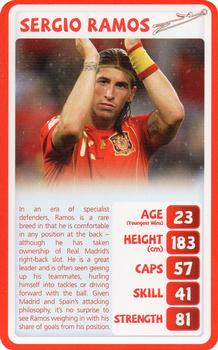 2010 Top Trumps Tournament Keepers & Defenders #NNO Sergio Ramos Front