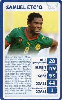 2010 Top Trumps Tournament Goalscorers #NNO Samuel Eto'o Front