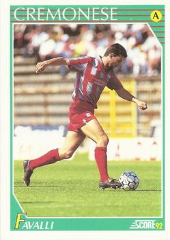 1992 Score Italian League #63 Giuseppe Favalli Front