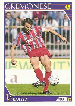 1992 Score Italian League #66 Corrado Verdelli Front