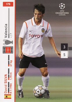 2007-08 Panini UEFA Champions League (European Edition) #179 David Silva Front