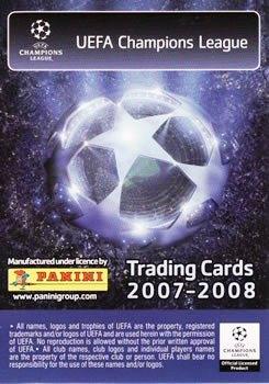 2007-08 Panini UEFA Champions League (European Edition) #9 Julio Cesar Back