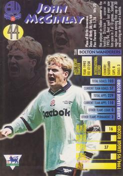 1995-96 Merlin Ultimate #44 John McGinlay  Back