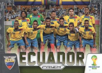2014 Panini Prizm FIFA World Cup Brazil - Team Photos #12 Ecuador Front
