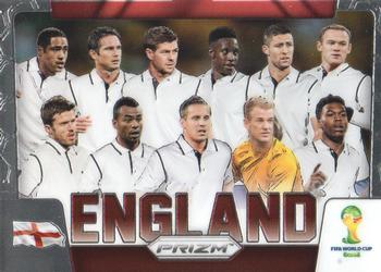 2014 Panini Prizm FIFA World Cup Brazil - Team Photos #13 England Front