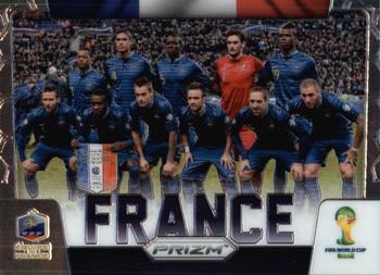 2014 Panini Prizm FIFA World Cup Brazil - Team Photos #14 France Front