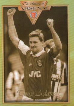 1998 Futera Platinum The Captains of Arsenal #41 Tony Adams Front