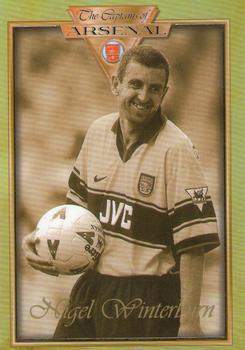 1998 Futera Platinum The Captains of Arsenal #42 Nigel Winterburn Front