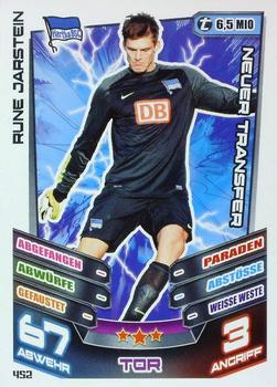 2013-14 Topps Match Attax Bundesliga Extra #452 Rune Jarstein Front