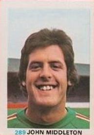 1977-78 FKS Publishers Soccer Stars #289 John Middleton Front