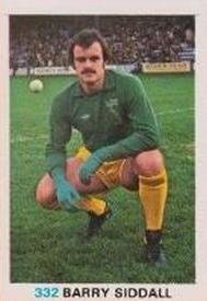 1977-78 FKS Publishers Soccer Stars #332 Barry Siddall Front