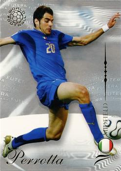 2007 Futera World Football Foil #108 Simone Perrotta Front