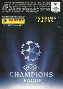 2007 Panini UEFA Champions League #128 Julien Faubert Back