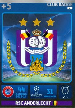2014-15 Panini Adrenalyn XL UEFA Champions League #4 RSC Anderlecht Front