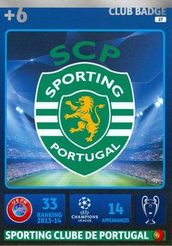 2014-15 Panini Adrenalyn XL UEFA Champions League #27 Sporting Clube de Portugal Front