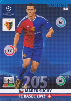 2014-15 Panini Adrenalyn XL UEFA Champions League #74 Marek Suchy Front