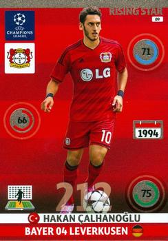 2014-15 Panini Adrenalyn XL UEFA Champions League #89 Hakan Calhanoglu Front