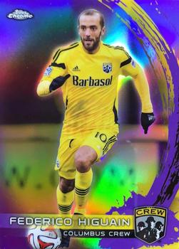 2014 Topps Chrome MLS - Purple Refractors #4 Federico Higuain Front
