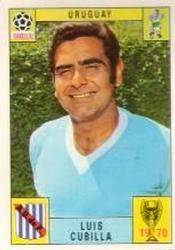 1970 Panini FIFA World Cup Mexico Stickers #NNO Luis Cubilla Front