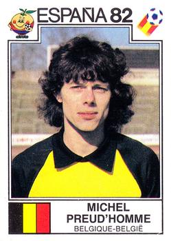 1982 Panini FIFA World Cup Spain Stickers #217 Michel Preud'homme Front