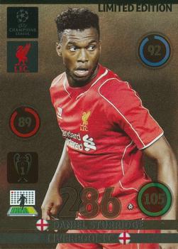 2014-15 Panini Adrenalyn XL UEFA Champions League - Limited Editions #LIV-SD Daniel Sturridge Front