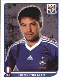 2010 Panini FIFA World Cup Stickers (Black Back) #96 Jeremy Toulalan Front