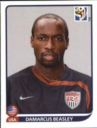 2010 Panini FIFA World Cup Stickers (Black Back) #217 Damarcus Beasley Front